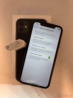 IPHONE 11 BLACK 128GB ZÁRUKA - VEĽMI DOBRÝ STAV