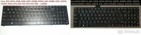 Klavesnice Asus K53, K53U// A55A K55A R500 X751 X752 A751LA