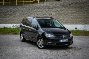 VW Sharan 2.0 TDI CR DSG, Bixenón, Navi, Ťažné, nelakované - 1