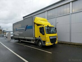 DAF LF 180 FA, valník+plachta 2016