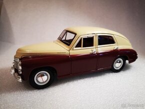 Predám nový kovový model auta veterána Gaz M20 Pobeda 1:24,