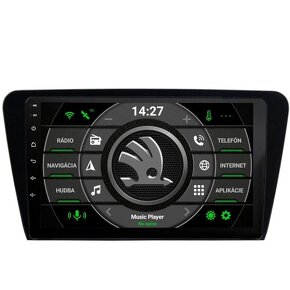 SKODA kvalitné 10"palc dotykove android autoradio - nové - 1