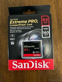 Sandisk CF karta 64gb NOVÁ