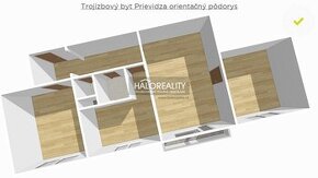 HALO reality - Predaj, trojizbový byt Prievidza, Staré Mesto