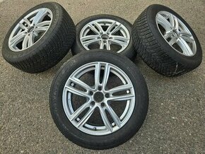 Alu kola Brock 5x112 7,5jx17 et40 pneu Dunlop 225/