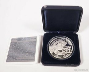 1000 Sk Rozlúčka so slovenskou korunou 2008 Proof - 1