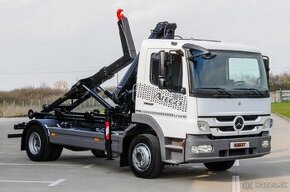 MERCEDES ATEGO - NOVÝ HÁKOVÝ NOSIČ KONTAJNEROV + HYDR.RUKA - 1