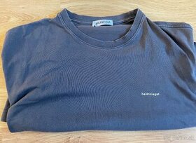 balenciaga small logo tricko - 1