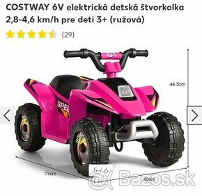 Elektrická štvorkolka - 1