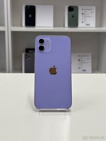 ZÁRUKA 2 ROKY /  Apple iPhone 12 256GB Purple, 100% ZDRAVIE