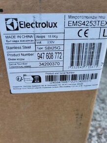 Vstavaná mikrovlnná rúra electrolux