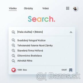 [Lokálne SEO] Zobrazujte Váš web na Google na: Služba+Mesto