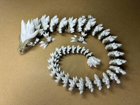 Flexibilný kryštálový drak 3D tlač - 1