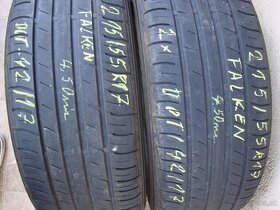 215/55R17,2kusy Falken,Letné. - 1