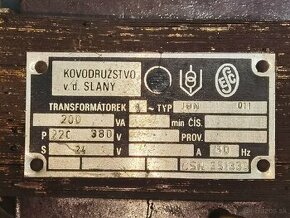 Transformátor 220v alebo 380v na 24v - 1