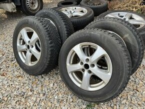 Disky Borbet R16 5x114.3, zimne gumy 215/70 R16