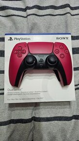 PS5 Dualsense Ovládač - Cosmic Red