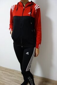 adidas damska suprava pruhova cerv.