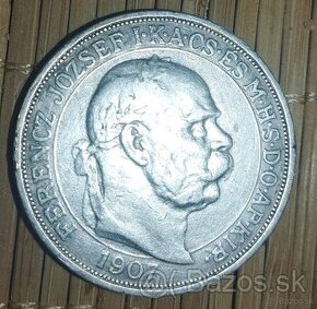 5 Korona 1907 Francz Jozef I.