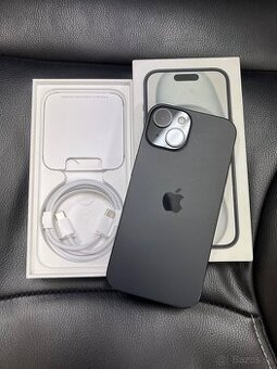 iPhone 15 128GB Black v záruke 100% zdravie