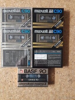 Audiokazety BASF,MAXELL