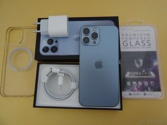 iPhone 13 PRO MAX 128GB BLUE - ZÁRUKA 1 ROK - DOBRÝ STAV