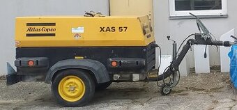 Pojazdný kompresor ATLAS COPCO XAS57