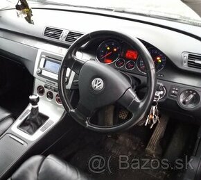 Kožený volant s airbagom - VW PASSAT B6, GOLF 5, JETTA