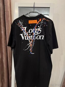 tričko Louis Vuitton čierne