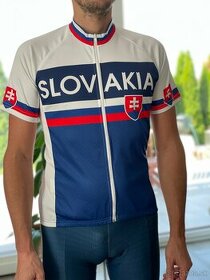 Slovakia cyklisticke tricko s vreckami, medium - 1