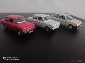 3x Legendarne automobily čssr Zaz Zaporožec , Tavria 1:43