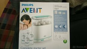 Parný sterilizátor Philips Avent 3v1. Fľašky. Prvý majiteľ.