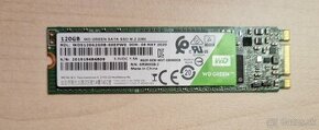 Predám používaný pevný disk SSD m.2 WesternDigitalGreen120GB