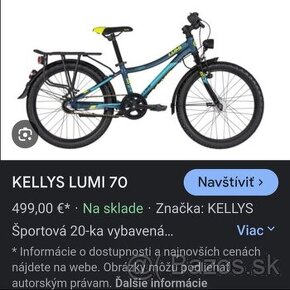 Kellys Lumi 70, kolesá 20"