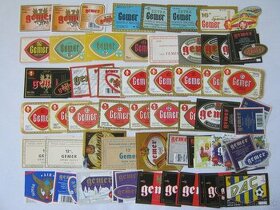 pivní pivné etikety pivovar Rimavská Sobota 135ks 1966-2006 - 1