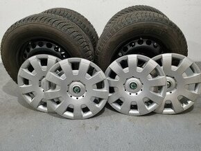 Zimná sada Passat, Superb 5x112 R16 ET41 6,5Jx16H2 - 1