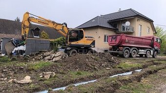 Výkopové a zemne práce-bager, minibager Airman