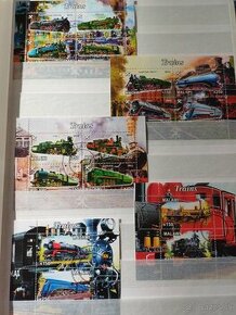 predám poštové známky - vlaky - Malawi
