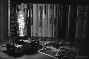 DIY stylova lampa Minolta Exakta Praktica