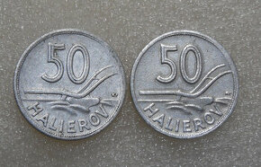 Mince: 50 Halierniky 1943  Slovenský štát 1939-1945 - 1