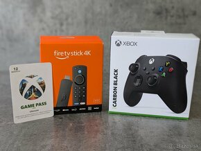 Amazon Fire Stick 4K, Xbox ovládač, 12mes Game Pass Ultimate - 1