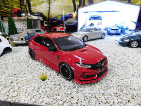 model auta Honda Civic FK8 Type-R Mugen RED Otto 1:18