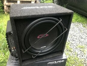 Predám akrivny subwoofer ALPINE SBG-12KIT