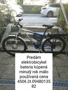 Predam elektobicykel a vozik - 1