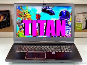 Herný notebook MSI TITAN GT75 | ZÁRUKA | GTX 1070 | 17,3" - 1