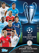 Predám samolepky UEFA Champions League 2015-2016 TOPPS