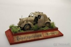 Diorama - Fiat Topolino štabne vozidlo