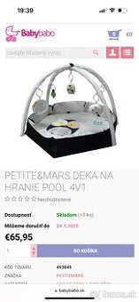 PETITE&MARS Deka na hranie POOL 4v1