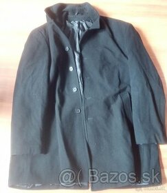 Pánsky čierny kabát, veľkosť 64