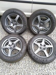 Alu FORD B-MAX,FIESTA R 15 + TPMS +  pneu.